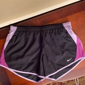 NWOT Nike Dri-Fit Running Shorts - Black/Purple